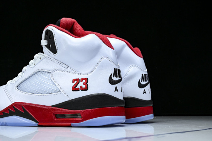 Air Jordan 5 “Fire Red Black Tongue” HQ7978-101