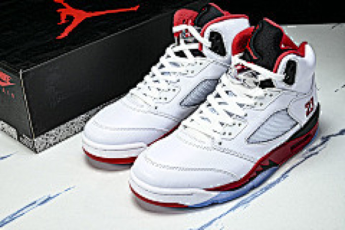 Air Jordan 5 “Fire Red Black Tongue” HQ7978-101