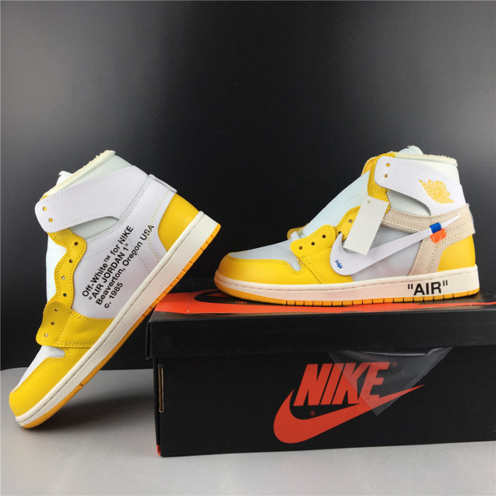 OF AIR JORDAN 1 RETRO CANARY YELLOW AQ0818-149
