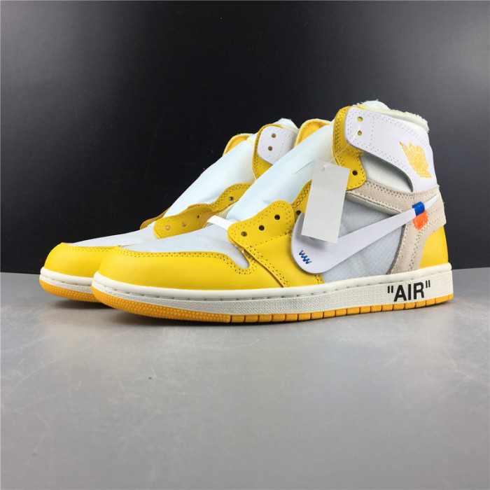 OF AIR JORDAN 1 RETRO CANARY YELLOW AQ0818-149