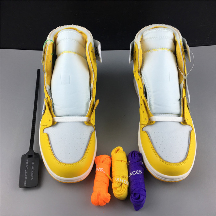 OF AIR JORDAN 1 RETRO CANARY YELLOW AQ0818-149