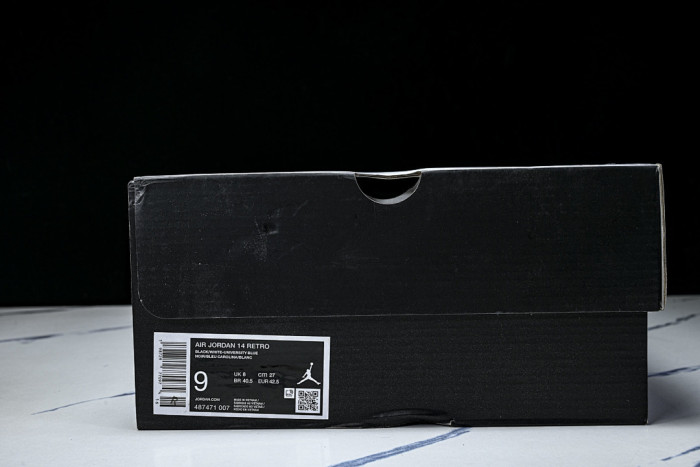 (2026) Air Jordan 14 "Black/University Blue" 487471-007