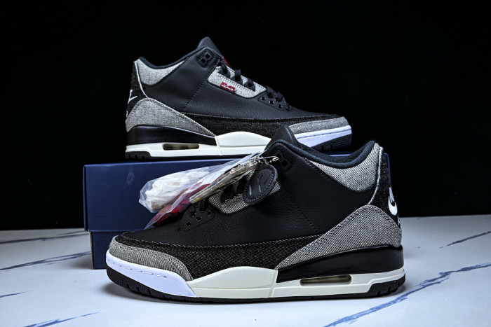 Jordan 3 Retro Levi’s Black IR0914-400