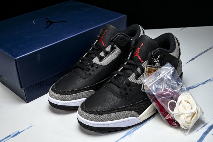 Jordan 3 Retro Levi’s Black IR0914-400