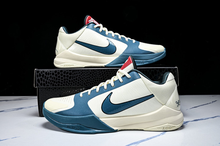 Nike Kobe 5 Protro Caitlin Clark Coconut Milk Spruce IZ1852-100