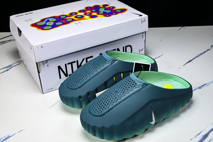 Nike Mind 001 Slide Geode Teal Light Menta HQ4307-301 (RUN SMALL,PLS 1 SIZE UP)