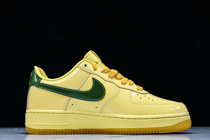 Nike Air Force 1 Low Patent Leather Topaz Gold IO4489-700