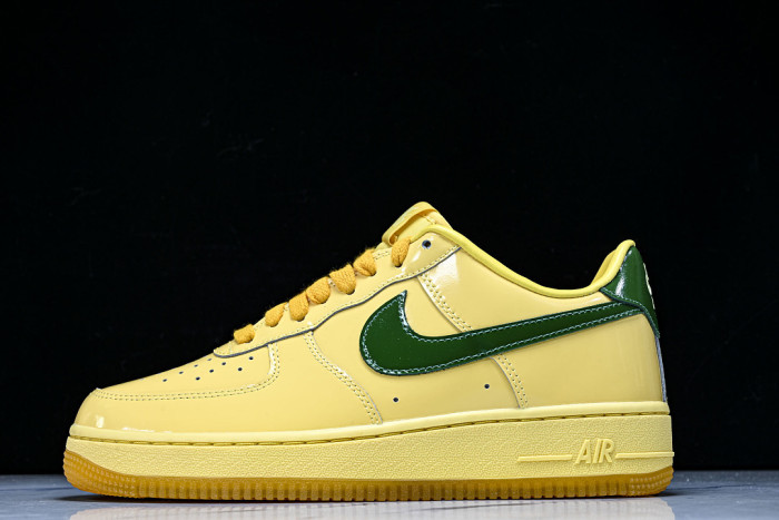 Nike Air Force 1 Low Patent Leather Topaz Gold IO4489-700