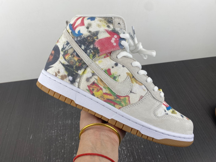 nike sb dunk high rammellzee fd8779-100