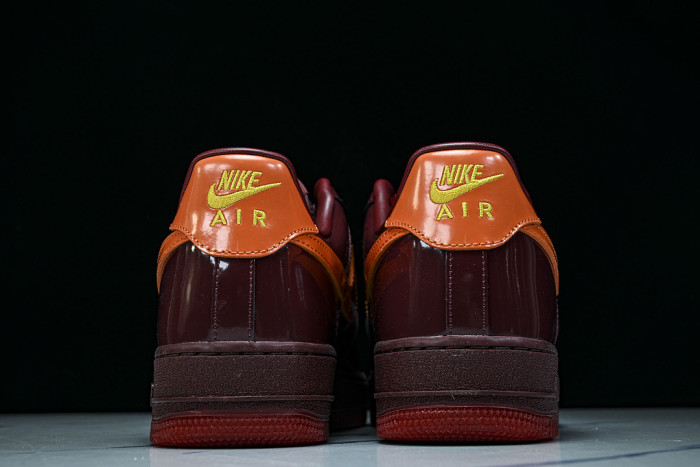 Nike Air Force 1 Low Patent Leather Dark Team Red IO4489-601