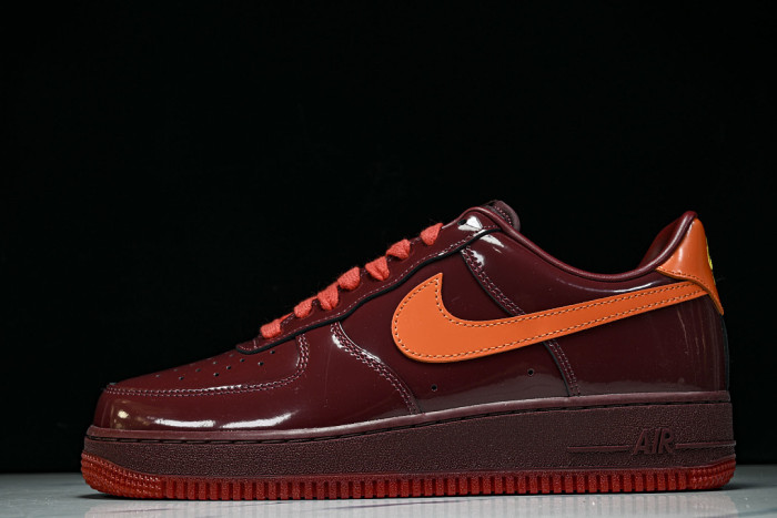 Nike Air Force 1 Low Patent Leather Dark Team Red IO4489-601