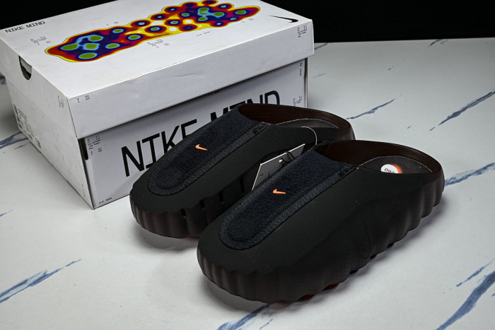 Nike Mind 001 Flyknit Slide Bronze Eclipse Total Orange IR2175-200 (RUN SMALL,PLS 1 SIZE UP)