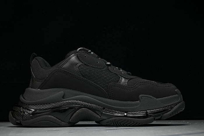 BL TRIPLE S TRAINERS BLACK SNEAKERS W1FB3-1001