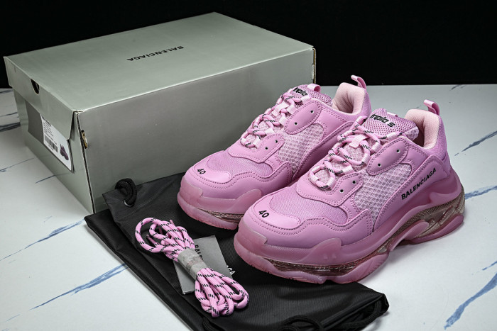 BL TRIPLE S TRAINERS PINK SNEAKERS BTS-34