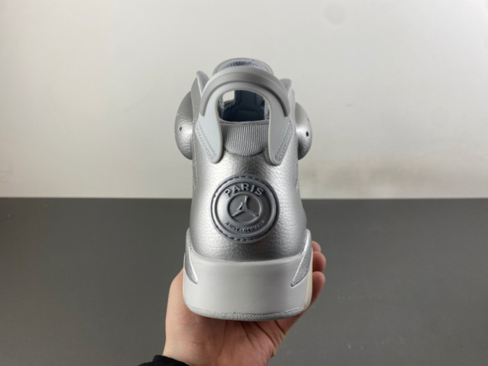 Jordan 6 Retro PSG Paris Saint-Germain Silver IQ5135-001