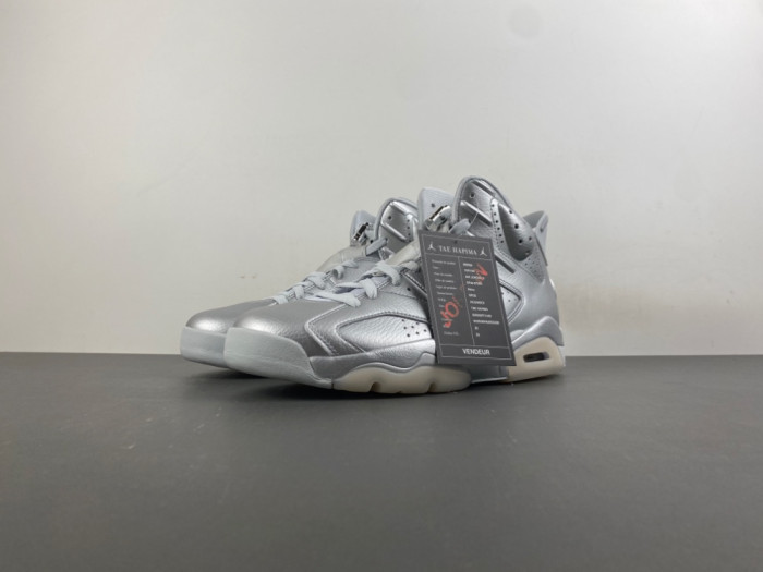 Jordan 6 Retro PSG Paris Saint-Germain Silver IQ5135-001