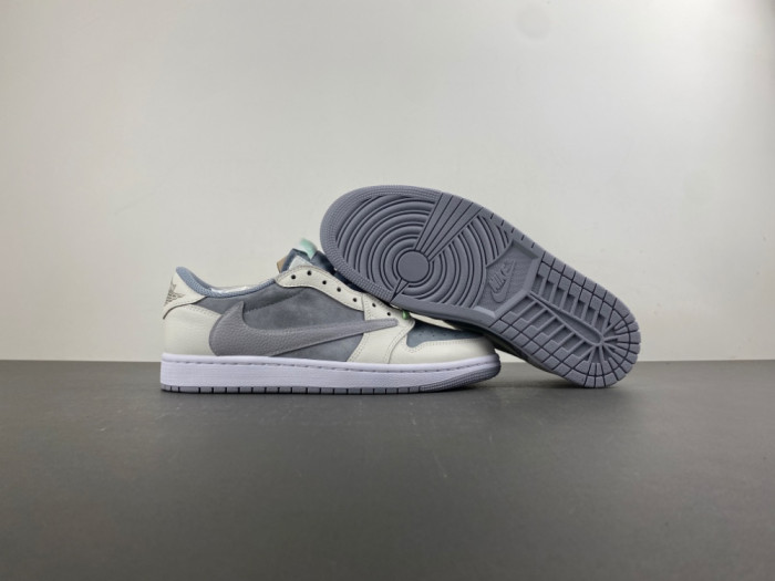 Travis Scott x Air Jordan 1 Low "Medium Olive" HQ2004-400