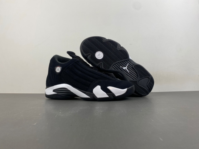 Jordan 14 Retro Black White 487471-016